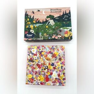 2 Puzzles 1000/All Good Things Are Wild & 500/Infinite Bloom  Galison/Flow
